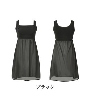 BRADELIS New York 【BRADELIS NewYork peace】綿混楽々バストスリップ24 ブラック