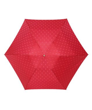 MOONBAT POLO RALPH LAUREN（ポロ ラルフローレン） 折りたたみ傘 PPジャカード レッド