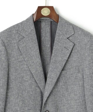 J.PRESS MEN 【NEW STAGE】 KASURI DYEING メッシュ ジャケット ライトグレー系