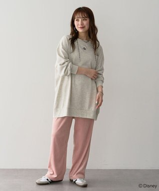 Green Parks ミッキー＆フレンズ／バックプリントプルオーバー Oatmeal