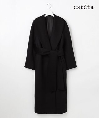 23区 S 【エステータ】ピュアカシミヤコート ブラック系
