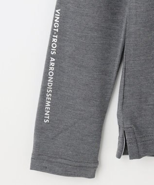 23区GOLF 定番あたたかインナー【WOMEN】エニワイズ無地 カットソー ライトグレー系