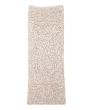 Green Parks シャギーニットスカート Beige