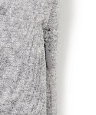 J.PRESS YORK STREET 【UNISEX】スタンド ハーフジップ プルオーバー スウェット ライトグレー系