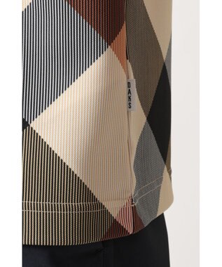 DAKS メガチェック カノコTシャツ ベージュ