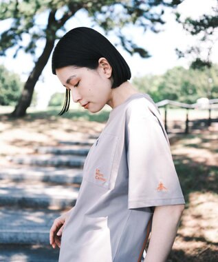 SHARE PARK LADIES 【UVカット・吸水速乾・ストレッチ・軽量 】バックプリントポケットTシャツ（S・Mサイズ） グレー系