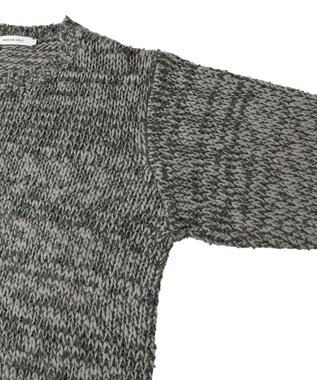 AMERICAN HOLIC メランジルーズニットプルオーバー Charcoal Gray