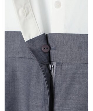 Green Parks シャツデザインロンパース Gray