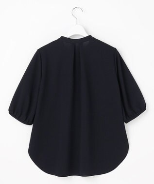 自由区 L 【人気素材】アムンゼンジャージー5分袖 トップス ネイビー