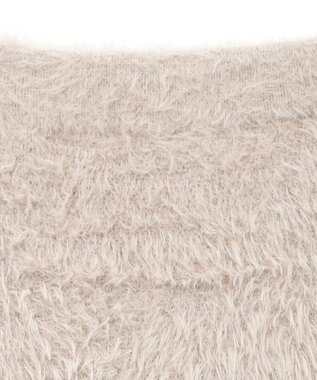 Green Parks シャギーニットスカート Beige