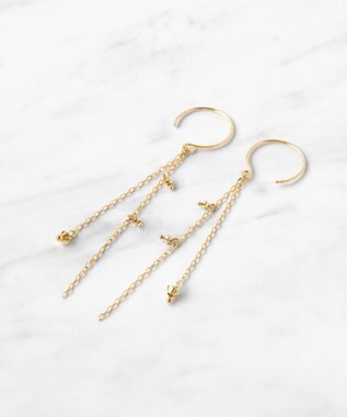 TOCCA 【WEB限定】SEEDS PIERCED EARRINGS K10イエローゴールドピアス イエローゴールド系