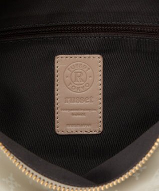 russet ナイロンジャガード2WAYショルダーバッグ(CE-1620) Ecru