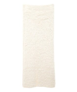 Green Parks シャギーニットスカート Off White