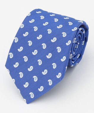 J.PRESS MEN ヴィンテージジャガード/ペイズリー柄 ネクタイ ブルー系8