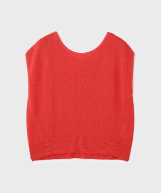 GRACE CONTINENTAL ドルマンルーズニットトップ レッド