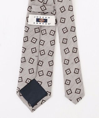 JOSEPH ABBOUD 【イタリア生地・日本製】スクエアメランジ ネクタイ ベージュ系5