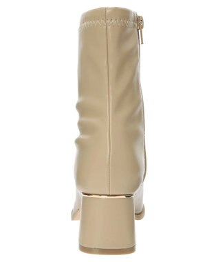Green Parks ・ｍｉｎｉａ　金具付ストレッチショートブーツ Beige