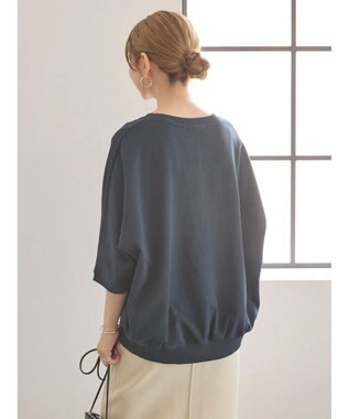 AMERICAN HOLIC ドルマンミニ裏毛プルオーバー① Dark Navy