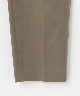 UNFILO 【洗える/ストレッチ】ライトコットン ベイカーパンツ カーキ