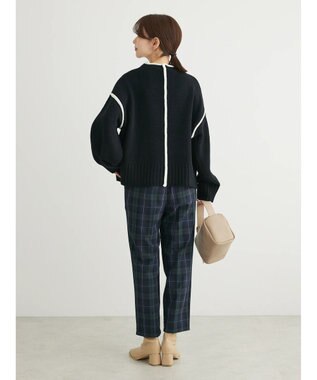 Green Parks ・Ｐｅｔｉｔ　Ｆｌｅｕｒ　ハイショクタートルニット Black