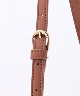 LA BAGAGERIE ソフトエナメル2WAYハンドバッグ Mサイズ アイボリー