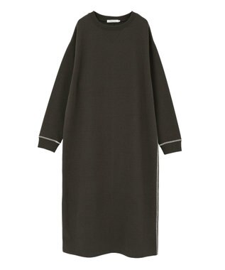 AMERICAN HOLIC スムース起毛ボックスシルエットワンピース Charcoal Gray