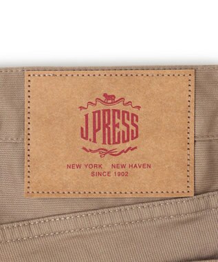 J.PRESS MEN 【ストレッチ】コンパクトピケストレッチ５ポケット パンツ ベージュ系