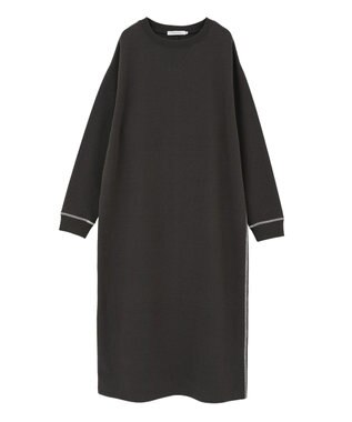 AMERICAN HOLIC スムース起毛ボックスシルエットワンピース Charcoal Gray