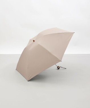 AURORA 【WEB限定】 サマーシールド 晴雨兼用傘（折りたたみ・クイックオープン）（ジェラートカラーコレクション） ミルクティー