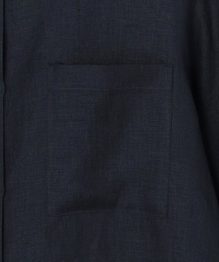 J.PRESS LADIES S 【WEB限定カラーあり・2way】リネン シャツ ブラウス ネイビー系