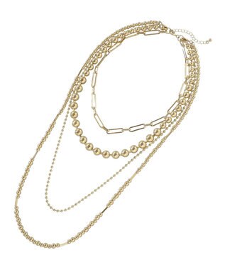 AMERICAN HOLIC 【3SET】マルチスタイルネックレス Gold