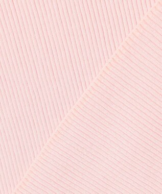 ICB L オーガニックコットン リブニット ライトピンク