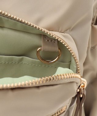 LA BAGAGERIE 【MONICA】13ポケットナイロンリュック　SMALL ベージュ