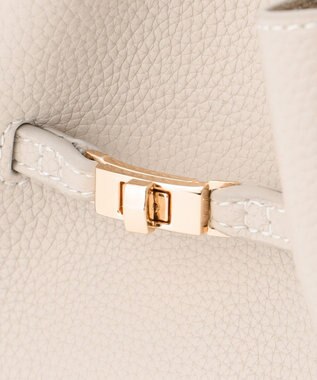 23区 バンブーハンドルミニショルダーバッグ ベージュ系