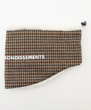 23区GOLF 【UNISEX】裏ボアネックウォーマー ダークブラウン系3