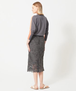 BEIGE， NARCISSUS / レーススカート Slate