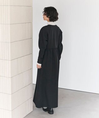 #Newans 【洗濯機可】オールシーンジップドレス ブラック