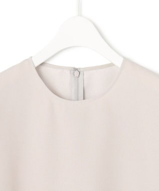 ICB 【UVケア・接触冷感・速乾・防シワ・洗える】 FluidBackSatin ランタンスリーブブラウス トープ系