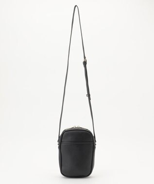 LA BAGAGERIE ランダムプリーツショルダーバッグ タテ ブラック