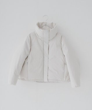KWD 【日本製/高品質ダウン】STAND COLLAR DOWN BLOUSON ダウンブルゾン アイボリー