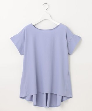 自由区 【WEB限定】【UVケア・吸汗速乾・洗える・XSサイズあり】ファンクショナルツイストジャージー カットソー ダルブルー系