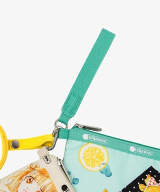 LeSportsac 【ハニーレモンソーダ】WRISTLET POUCH W/CHARM/スパークリングラブ スパークリングラブ