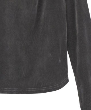 Green Parks ・ＡＮＤＳＥＡＲＣＨ　シアーベロアボトルネックロンＴＥ Charcoal Gray