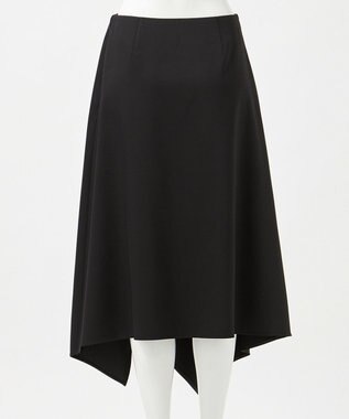 23区 【エステータ】ライトダブルクロス スカート ブラック