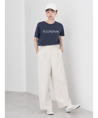 earth music&ecology ＥＣＬＯＳＩＯＮＡＲ　半袖ＴＥＥ Navy