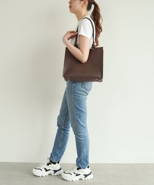 ACE BAGS & LUGGAGE 【2点セット】 JEWELNA BY Jewelna Rose ノットハンドルトート 16372 ジュエルナローズ ダークブラウン
