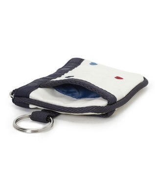 LeSportsac KEY CARD HOLDER/トリコロールハートエンブロイダリー トリコロールハートエンブロイダリー
