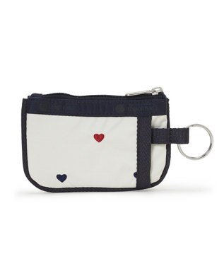 LeSportsac KEY CARD HOLDER/トリコロールハートエンブロイダリー トリコロールハートエンブロイダリー