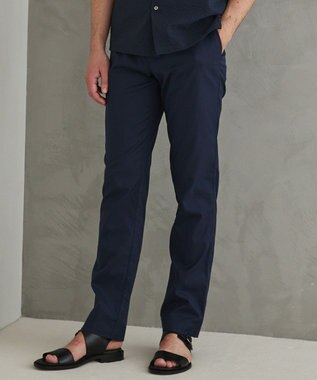 GOTAIRIKU チノ以上スラックス未満のドレス感【接触冷感/吸水速乾/ストレッチ】クールモーション コットンパンツ ネイビー系