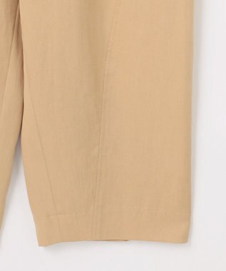 自由区 S セルロースコットンチノコクーンシルエット パンツ ベージュ